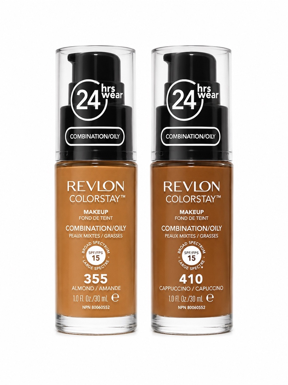 Revlon ColorStay Makeup Foundation - Almond 355 & Cappuccino 410 1 per order